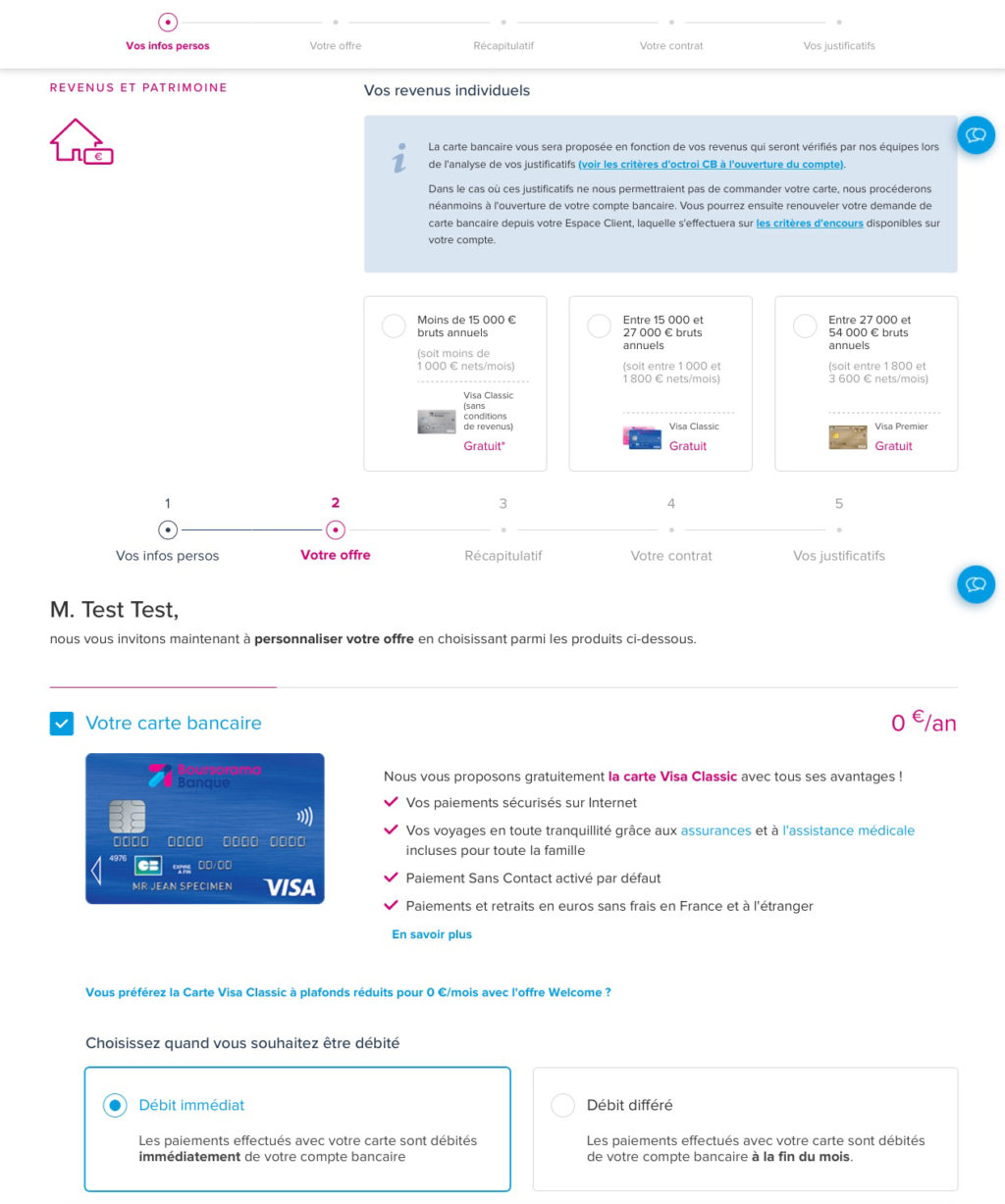 comment bloquer un paiement par carte sur boursorama